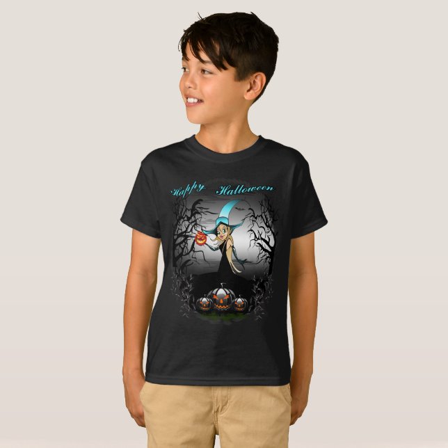 T-shirt Joyeux Halloween (Devant entier)