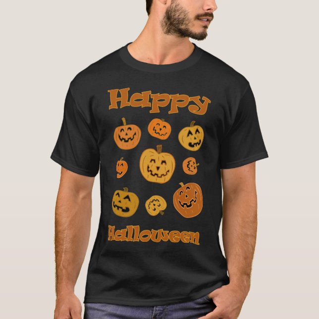 T-shirt Joyeux Halloween #1 (Devant)