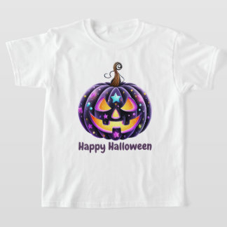 T-shirt Joyeux Halloween Black Jack o'Lantern
