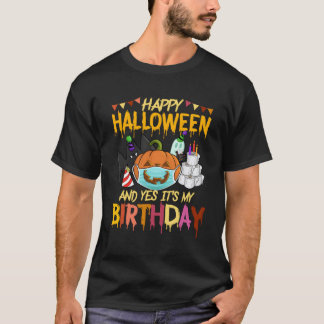 T-shirt Joyeux Halloween C'Est Mon Anniversaire Né Le 31 O