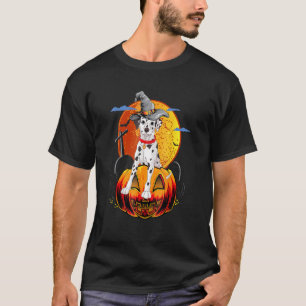 T-shirt Joyeux Halloween Chiens Dalmatiens Halloween
