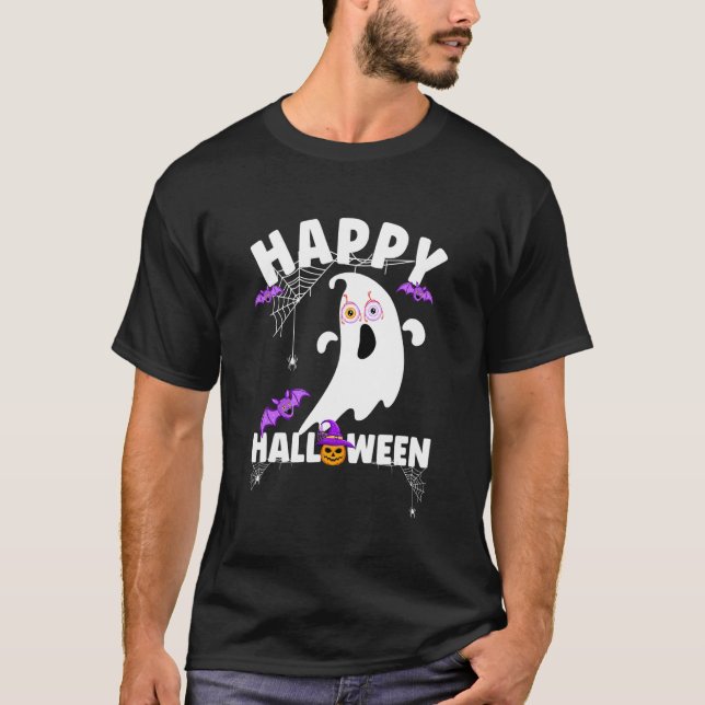T-shirt Joyeux Halloween Citrouille Carnaval Halloween Fan (Devant)