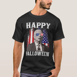 T-shirt Joyeux Halloween Drôle Joe Biden Pour 4 juillet Gi