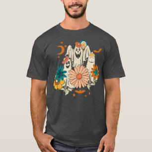 T-shirt Joyeux Halloween Fantômes Araignées Chapeau de Sor