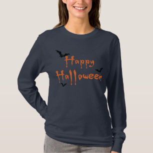 T-shirt Joyeux Halloween, longue manche