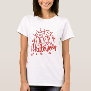 T-shirt Joyeux Halloween Spiderweb Ariders mignonne Hallow