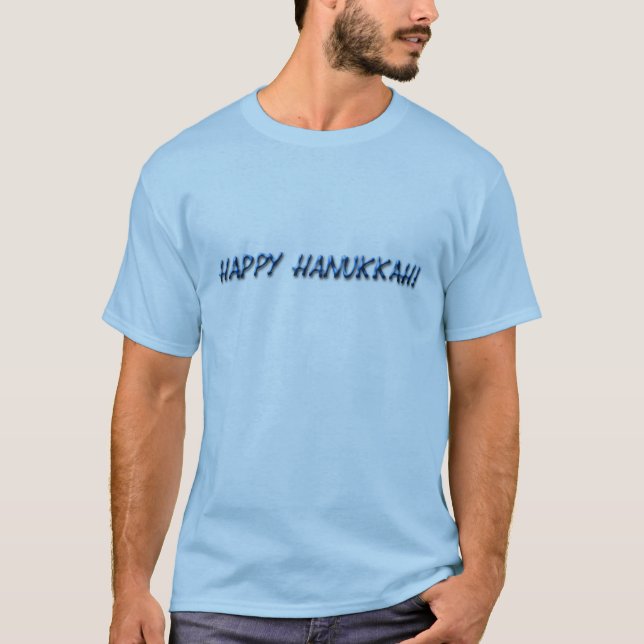 T-shirt Joyeux Hanoukka ! (Devant)