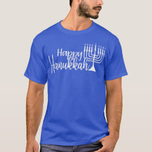 T-shirt Joyeux Hanoukka, Hommes Femmes Enfants, Menorah, H