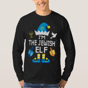 T-shirt Joyeux Hanoukka Jaune Elfe Famille de Noël Pyjama