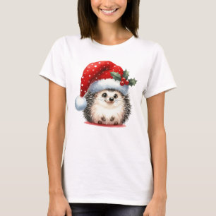 T-shirt Joyeux Hérisson de Noël