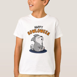 T-shirt Joyeux Howloween Cute Puppy Dog Pun
