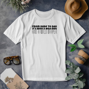 T-shirt Joyeux humour de la lettre noire de la Fête des Pr