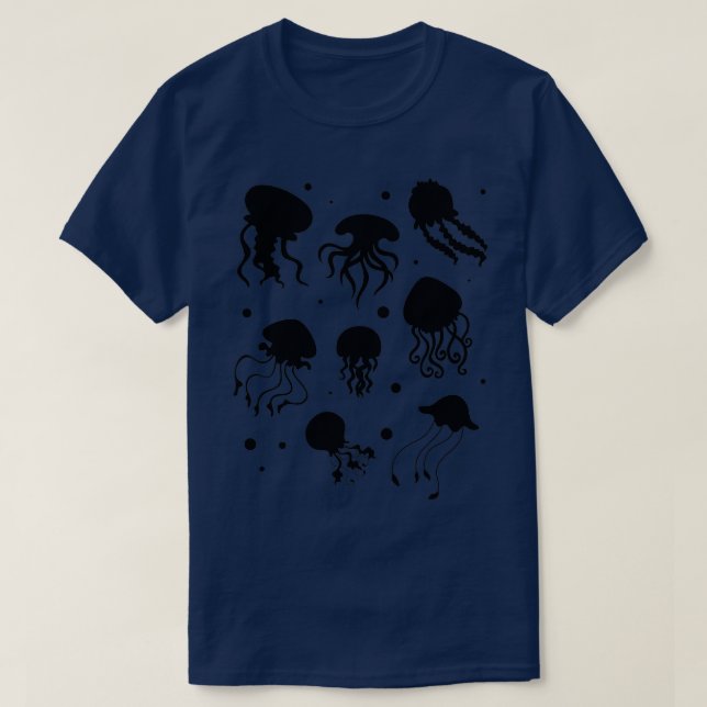 T-shirt Joyeux Jellyfish Jelly Fishes Jelly Fish Jellyfis (Design devant)