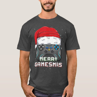 T-shirt Joyeux Jeux de Noël Drôle Jeu Vidéo de jeu