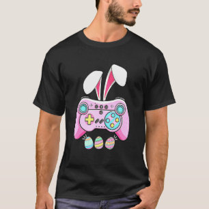 T-shirt Joyeux Joueur de Pâques jeu vidéo Bunny Ear