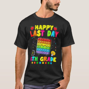 T-shirt Joyeux Jour de 6e année Pop It Fidget Toy 1