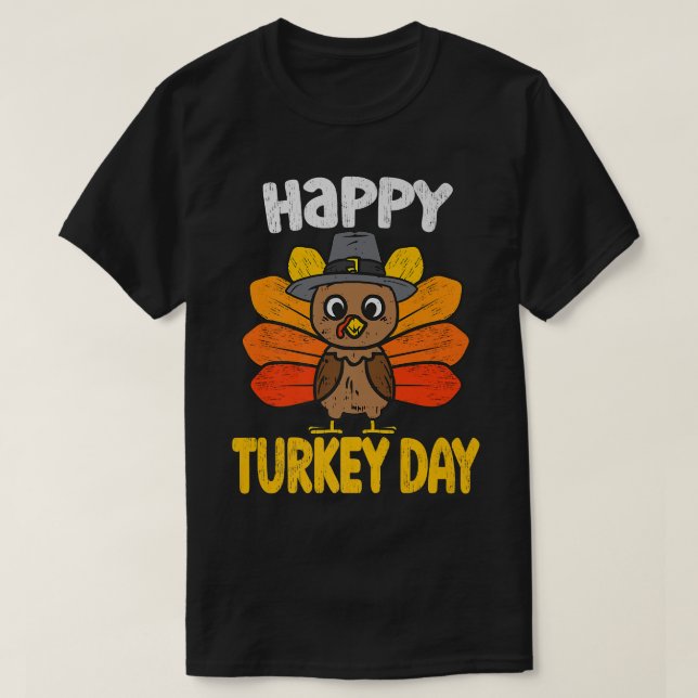 T-shirt Joyeux Jour de la Turquie Drôle Thanksgiving 2022  (Design devant)