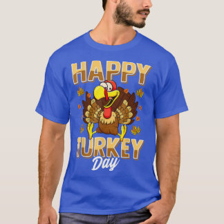 T-shirt Joyeux Jour de la Turquie Jour de l'Action de grâc