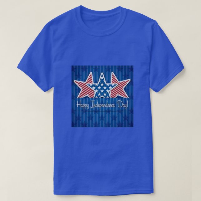 T-shirt Joyeux Jour de l'Indépendance (Design devant)