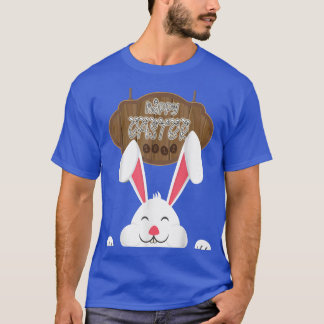T-shirt Joyeux jour de Pâques 2022 Mignons oeufs de lapin 