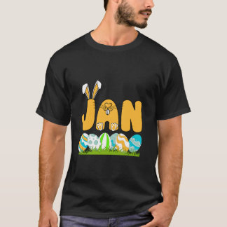 T-shirt Joyeux Jour de Pâques garçons Hommes Nom personnal