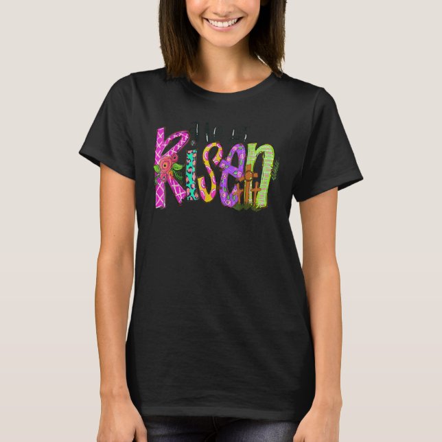 T-shirt Joyeux Jour de Pâques Il Est Ressuscité Pâques Chr (Devant)