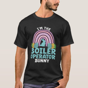 T-shirt Joyeux jour de Pâques Je suis l'opérateur de chaud