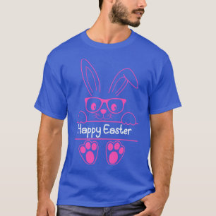 T-shirt Joyeux Jour de Pâques Lapin Lapin Face Jour de Pâq