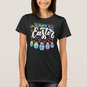 T-shirt Joyeux Jour de Pâques OEuf coloré Visage Masque Ch