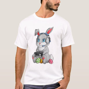 T-shirt Joyeux Jour de Pâques Oeuf Lapin Drôle Garçons Fil