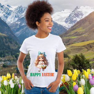 T-shirt Joyeux jour de Pâques - Vector