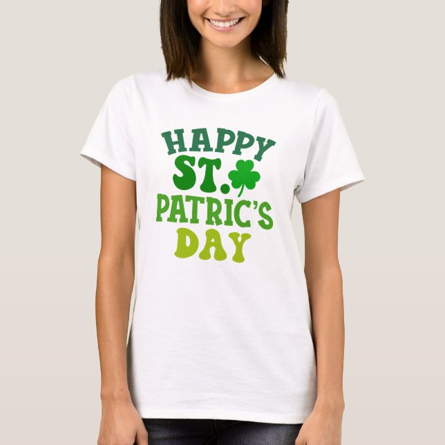T-shirt Joyeux jour de st Patrick (Devant)