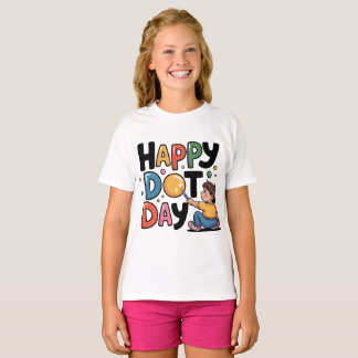 T-shirt Joyeux Jour du Point Septembre 15 Creative Kids T-
