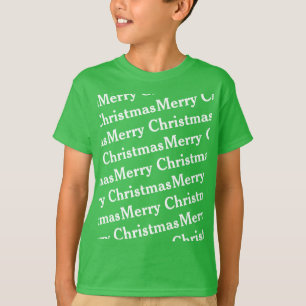 T-shirt Joyeux Joyeux Noël en motif mince