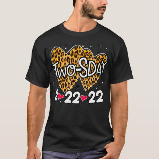 T-shirt Joyeux Jumeau 22222 2e jour Enseignants de 2e anné