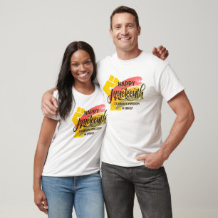 T-shirt Joyeux Juneteenth Christian