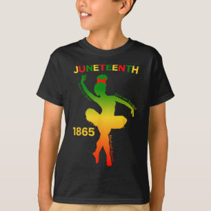 T-shirt Joyeux Junetten Est Mon Danseuse Du Jour De L'Indé