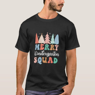 T-shirt Joyeux Kindergarten Squacher Enseignant Kinder Cre
