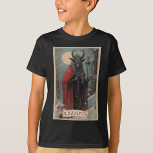 T-shirt Joyeux Krampus Horreur Noël Doux moche mal P