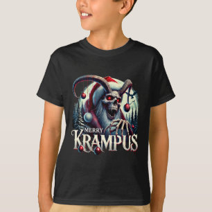 T-shirt Joyeux Krampus Krampus Arrive En Ville Horreur Noë