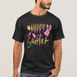 T-shirt Joyeux Lapin De Pâques Avec Oeufs Pâques