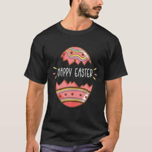 T-shirt Joyeux lapin de Pâques Hippie oeufs Chasse Rabbit 