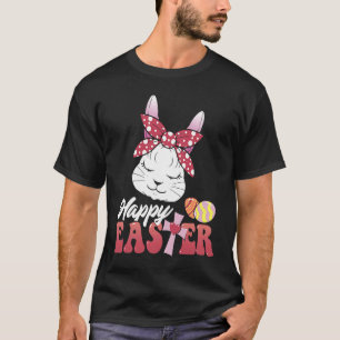 T-shirt Joyeux Lapin de Pâques Sleeping Visage Filles chré