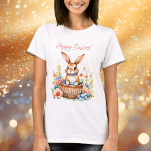 T-shirt Joyeux lapin de Pâques Vintage
