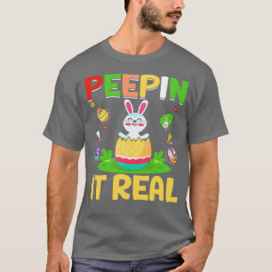 T-shirt joyeux lapin lapin de pâques face drôle jour de pâ