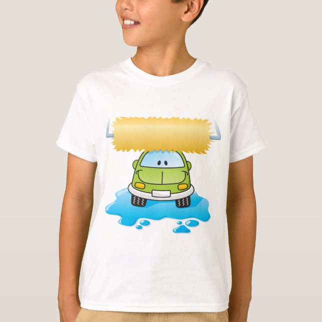 T-shirt Joyeux lavage de voiture (Devant)