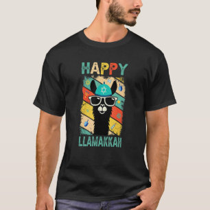 T-shirt Joyeux Llamakkah Hanukkah Lama Chanukah Alpaca Sol