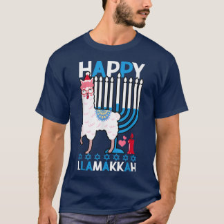 T-shirt Joyeux Llamakkah Llama Hanoukka Funny 