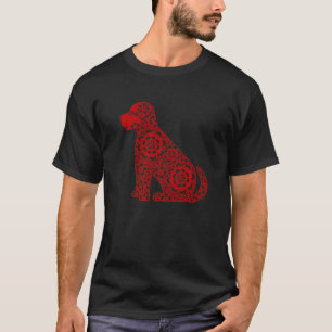 T-shirt Joyeux Lunar Nouvel An 2022 Décorat de Chien Chino