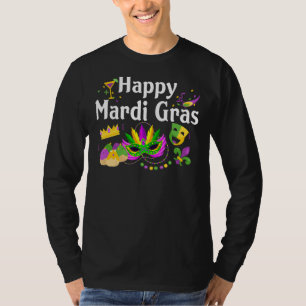 T-shirt Joyeux Mardi Gras Carnival Party Funny Carnival Ma